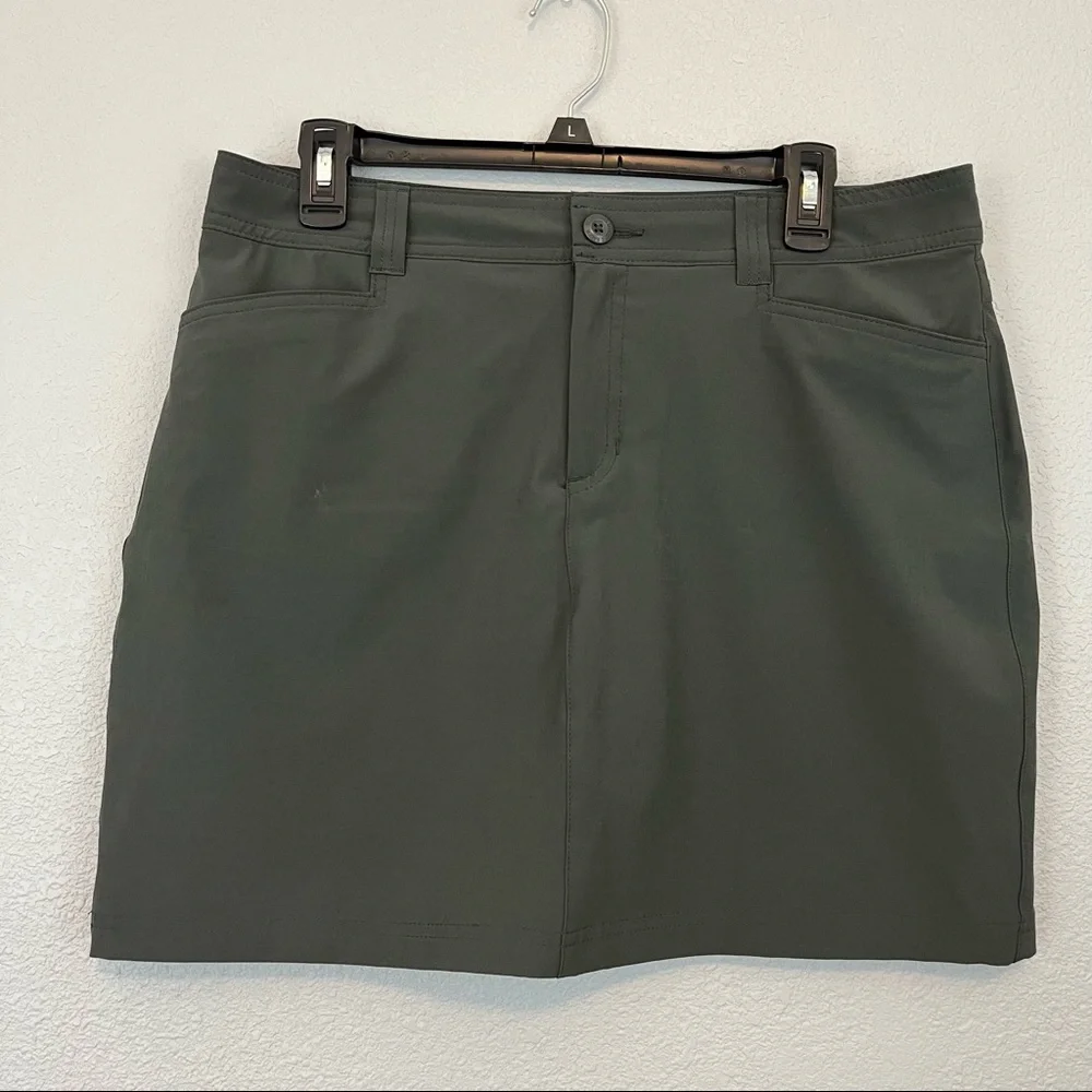 Eddie Bauer Women's Adventurer 2.0 Skort Size 10 Gray UPF Athletic Stretch - Picture 2 of 8